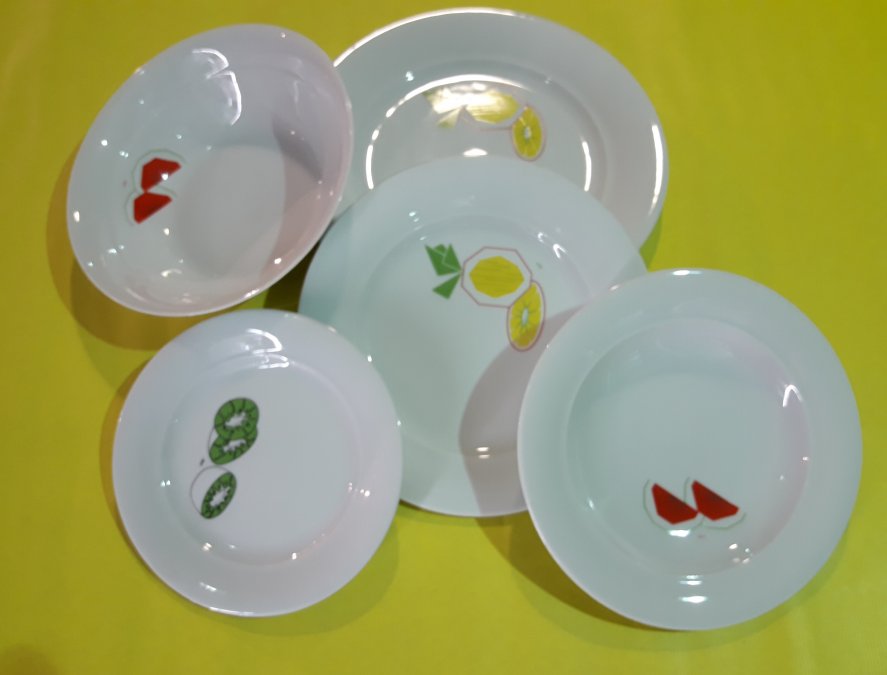Servizio piatti tavola 20 pezzi in porcellana Bavaria