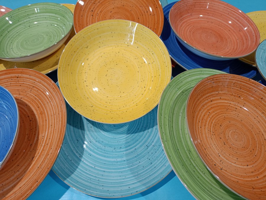 Tognana palette Servizio Tavola, 18 pezzi piatti piano fondo frutta  porcellana